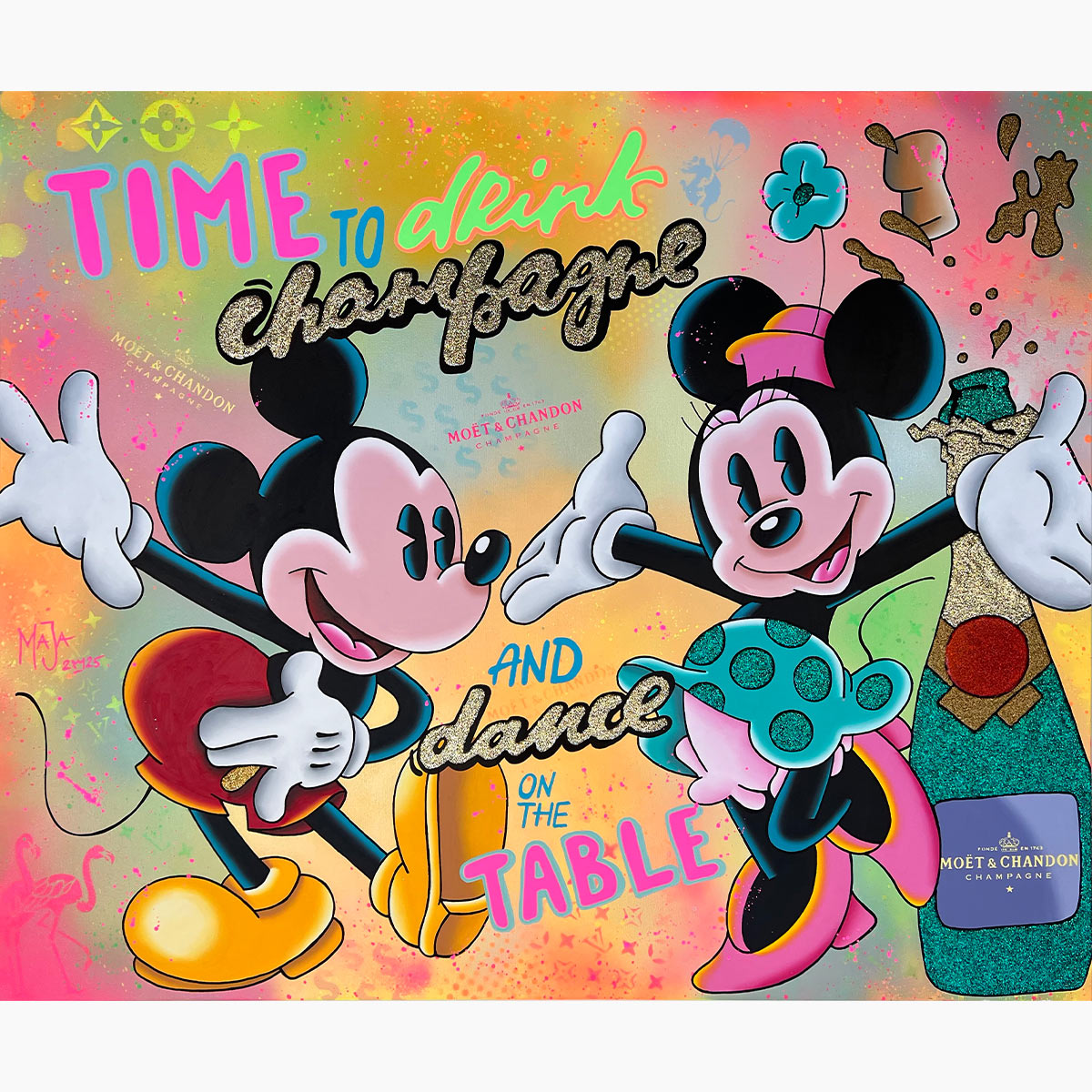 TIME TO DRINK CHAMPAGNE …